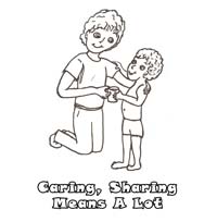 caring and sharing mean a lot